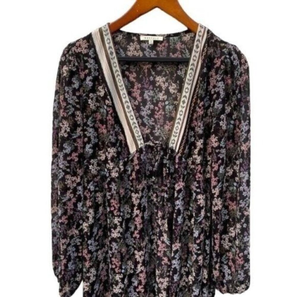Baevely Boho Floral Kimono Duster Coverup - Picture 9 of 16